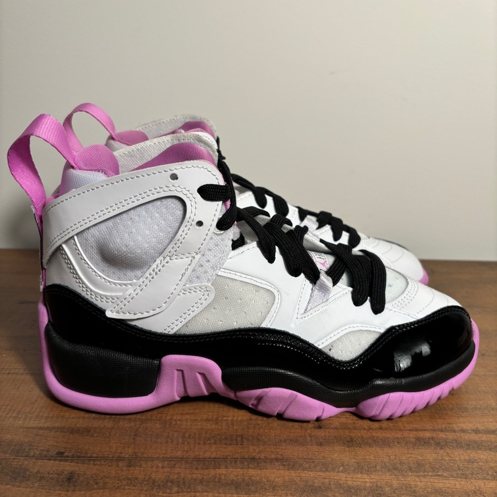 Nike Jordan Jumpman Two Trey Sneakers Shoes Pink DQ8431-105 5Y XLW / 6.5 Women